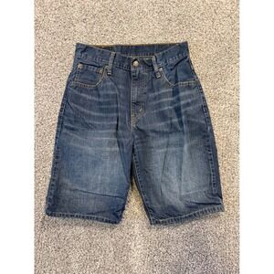 Levi's 569‎ Denim Shorts Mens Size 29 Loose Straight Fit Dark Wash Casual